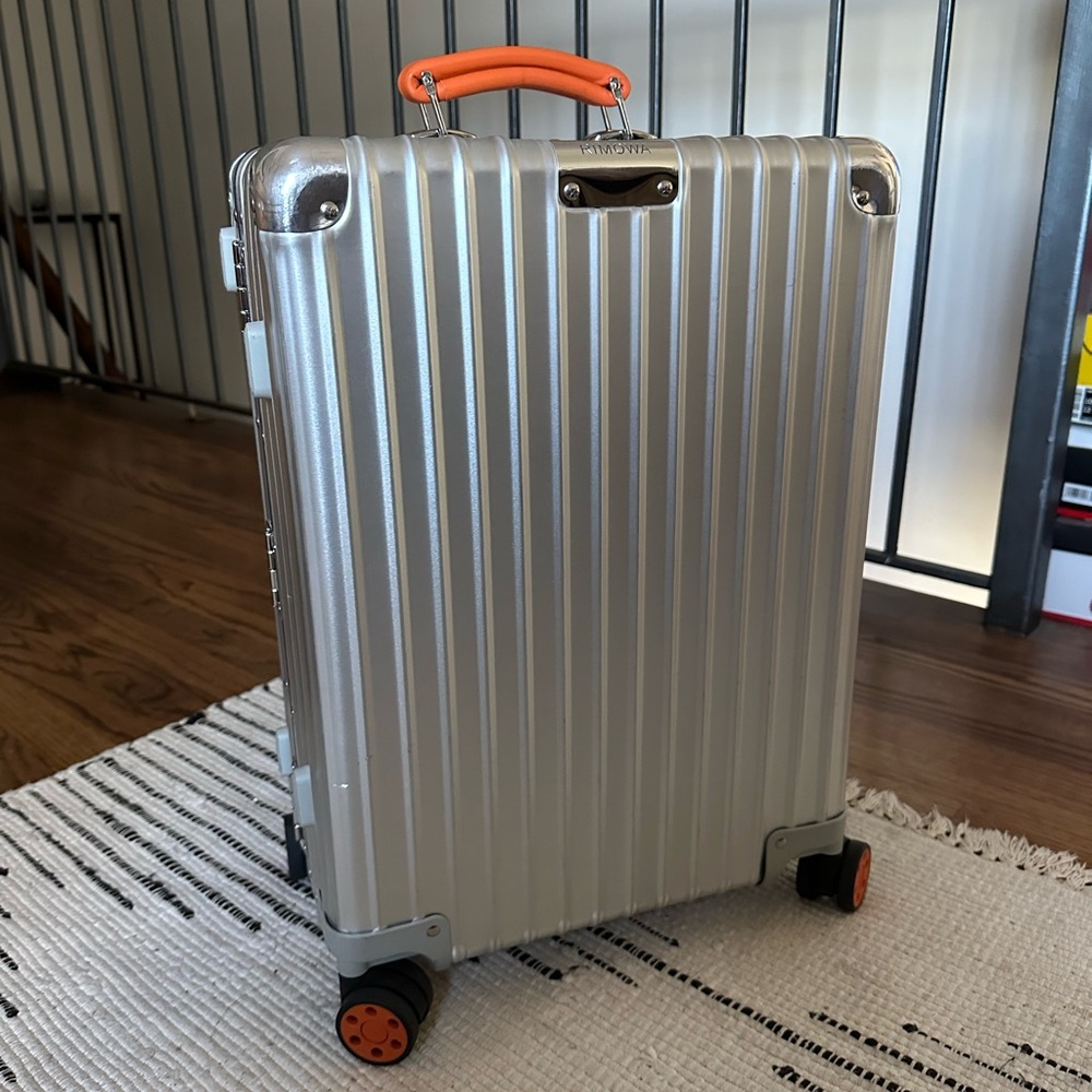 RIMOWA Classic Cabin Carry-On + Custom Clementine Handles/Wheels